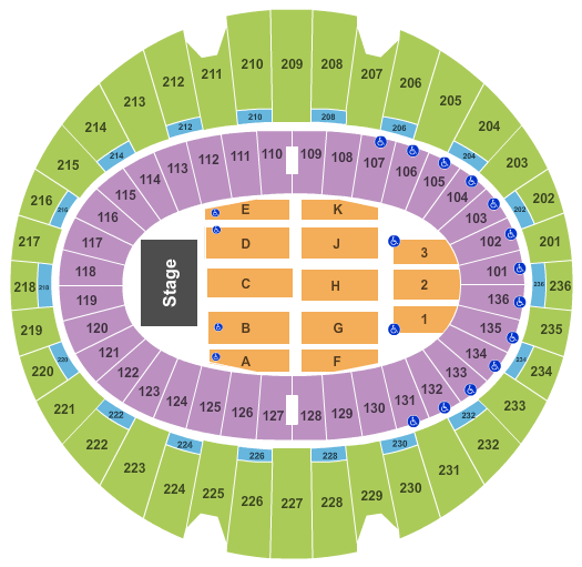 La Forum Concert Seating Chart